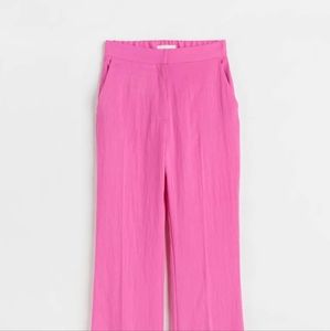 COPY - H&M wide legs trousers pink size 12 NWT